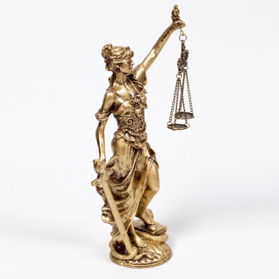 18cm Themis Heykeli Ofis Hediyesi Adalet Biblosu Avukata Hediye Biblo - 4