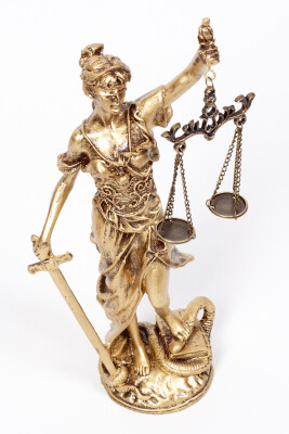 30cm Themis Heykeli Ofis Hediyesi Adalet Biblosu Avukata Hediye Biblo - 1
