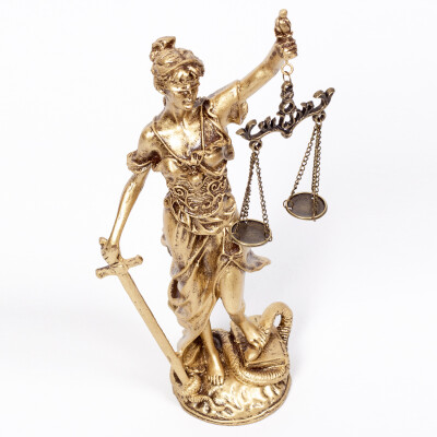 30cm Themis Heykeli Ofis Hediyesi Adalet Biblosu Avukata Hediye Biblo - 3