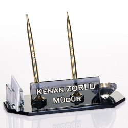 Arma Kristal Masa İsimliği Yeni İş Hediye Ofis Masaüstü İsimlik - 1