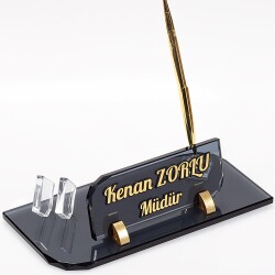 Forte Kristal Masa İsimliği Yeni İş Hediye Ofis Masaüstü İsimlik - 2