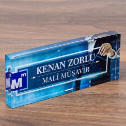 Mali Müşavir Logolu Masa İsimliği Muhasebecilere Özel İsimlik - 3