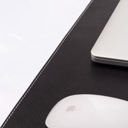 Pu Deri Ofis Masa Matı Laptop Sümen Takımı Geniş Mouse Pad - 3